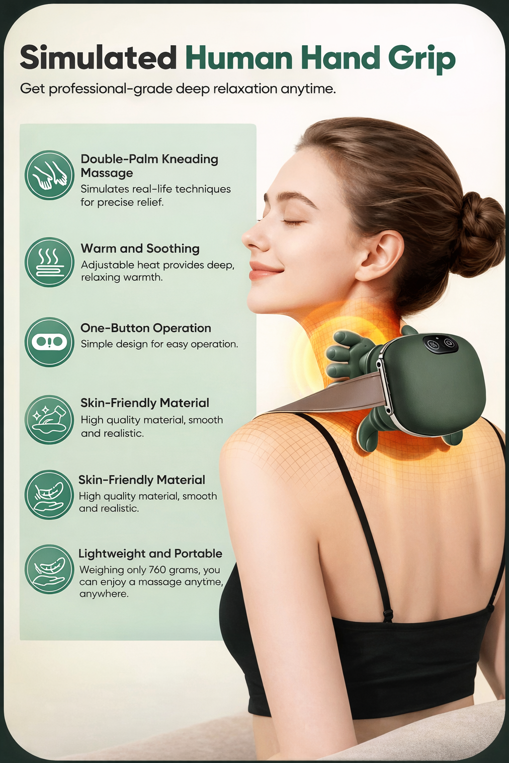 4D Kneading Neck and Shoulder Massager
