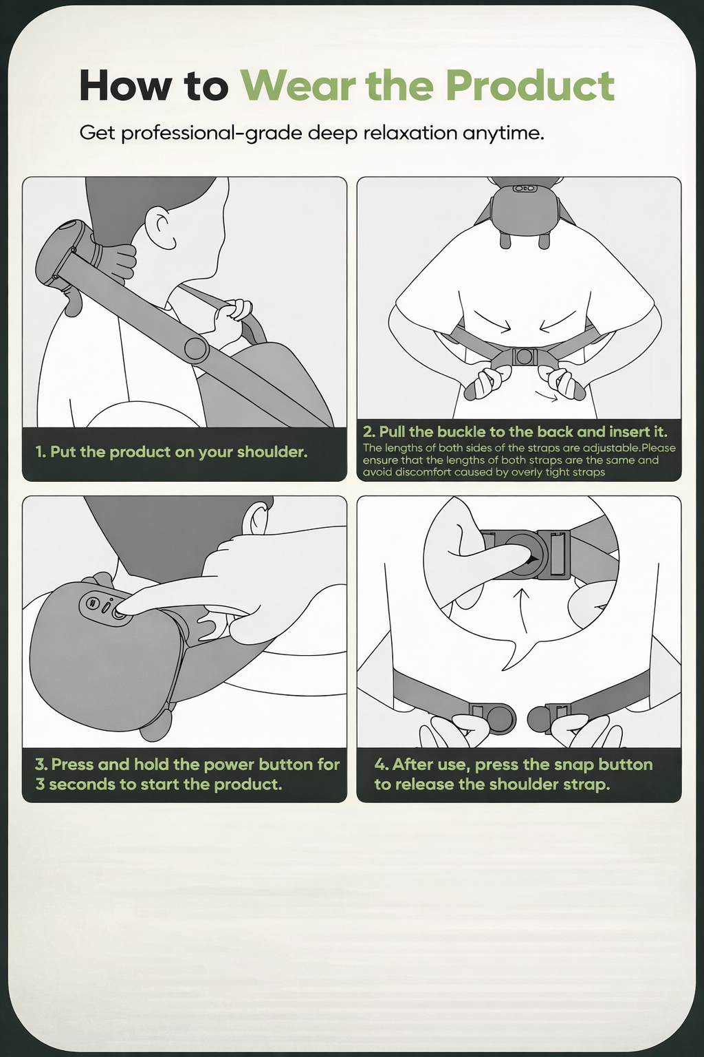 4D Kneading Neck and Shoulder Massager